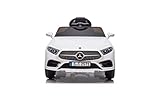 Babycar Mercedes CLS 350 AMG ( Bianca ) Nuova con Sedile in Pelle Macchina Elettrica per Bambini Ufficiale con Licenza 12 Volt Batteria con Telecomando 2.4 GHz Porte Apribili con MP3
