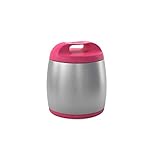 Chicco Portapappa Termico Neonato, Thermos Pappa Compatto in Acciaio Inox per Bebè e Bambini, Contenitore Termico per Alimenti Caldi, Mantiene la Temperatura Fino a 6 Ore, 350 ml - 6+ Mesi, Rosa