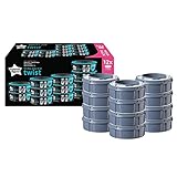 Tommee Tippee Ricariche per Sistema Avanzato di Smaltimento Pannolini Mangiapannolini, 12 Pezzi, Compatibile con i Contenitori Sangenic TEC E Twist & Click