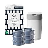 Tommee Tippee Starter Set Mangiapannolini Twist And Click, Sistema Ecologico + 6 Ricariche Con Pellicola Greenfilm