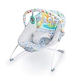 Bright Starts 12204 Safari Fun- Sdraietta con Vibrazioni e Arco Da Gioco, Multicolore, 0 mesi+