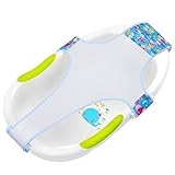 HBselect Riduttore Vaschetta Bagnetto in Cotone Seggiolino da Bagno per Bambini Antiscivolo 100x60 cm Supporto per Bagnetto (Blu)