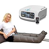 Vein Angel 4 Premium apparecchio per massaggi con gambali, 4 camere d'aria disattivabili, pressione & durata facilmente regolabili, 3 programmi di massaggio, no pressoterapia