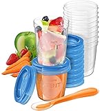 Philips Avent SCF721/20 Set Via Gourmet - 20 Vasetti per la Conservazione delle Pappe + Cucchiaino