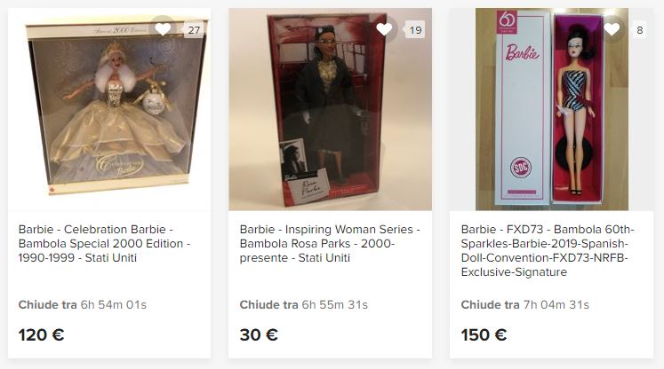 asta di barbie